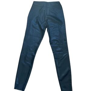 NWOT Topshop Faux Vegan Leather Sleek Black Leggings. Black size 4.